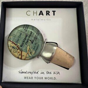 Chart - NIB - Metalworks Wine Bottle Stopper